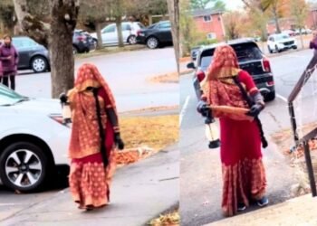 ಅಮೆರಿಕದಲ್ಲಿ ಹ್ಯಾಲೋವೀನ್‌ಗೆ ‘ಸ್ತ್ರೀ’ ವೇಷ ಧರಿಸಿದ ಭಾರತೀಯ ಮಹಿಳೆ : ನೆಟ್ಟಿಗರಿಂದ ಕಾಮೆಂಟ್‌ಗಳ ಮಹಾಪೂರ