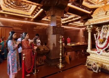 ಕಾಪು ಮಾರಿಗುಡಿಗೆ ಸೂರ್ಯಕುಮಾರ್‌ ಯಾದವ್‌ ಪತ್ನಿ ದೇವಿಶಾ ಶೆಟ್ಟಿ ಭೇಟಿ!