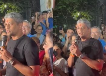 ವಿಶ್ವಕಪ್ ಹೀರೋಗೆ ಅಕ್ಕರೆಯ ಸ್ವಾಗತ : ಕೋಚ್ ಅಮೋಲ್ ಮುಜುಂದಾರ್‌ಗೆ ಬ್ಯಾಟ್ ಹಿಡಿದು ‘ಗಾರ್ಡ್ ಆಫ್ ಹಾನರ್’ ನೀಡಿದ ಮಹಿಳಾ ಪಡೆ!