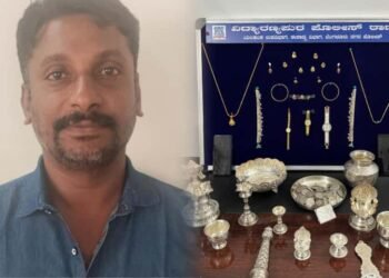 5 ಜಿಲ್ಲೆಯ ಪೊಲೀಸರಿಗೆ ಬೇಕಾಗಿದ್ದ ನಟೋರಿಯಸ್ ಕಳ್ಳನ ಬಂಧನ | 22.5 ಲಕ್ಷ ಮೌಲ್ಯದ ಚಿನ್ನಾಭರಣ ವಶ