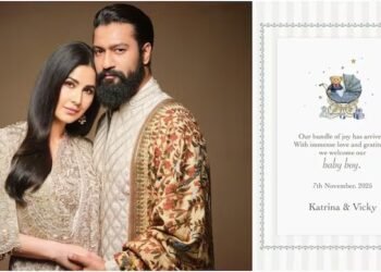 ವಿಕ್ಕಿ ಕೌಶಲ್-ಕತ್ರಿನಾ ಕೈಫ್ ದಂಪತಿಗೆ ಗಂಡು ಮಗು: “ನಮ್ಮ ಬದುಕಿನ ಖುಷಿ ಬಂದಿದೆ” ಎಂದು ಬಣ್ಣನೆ