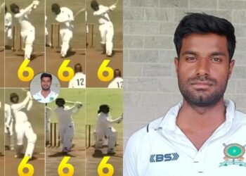 ಕೇವಲ 11 ಬಾಲ್ಗಳಲ್ಲಿ ಅರ್ಧಶತಕ.. ಸತತ 8 ಎಸೆತಗಳಲ್ಲಿ 8 ಸಿಕ್ಸ್ ಬಾರಿಸಿ ಹೊಸ ವಿಶ್ವ ದಾಖಲೆ ಬರೆದ ಆಕಾಶ್