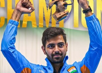 10.ಮೀ ಏರ್ ಪಿಸ್ತೂಲ್‌ನಲ್ಲಿ ಚಿನ್ನ ಗೆದ್ದು ವಿಶ್ವ ಚಾಂಪಿಯನ್ ಆದ ಸಾಮ್ರಾಟ್ ರಾಣಾ!