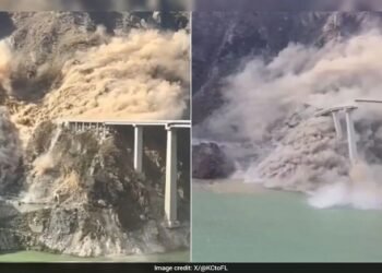 ಉದ್ಘಾಟನೆಗೊಂಡ ತಿಂಗಳಲ್ಲೇ ಕುಸಿದು ಬಿತ್ತು ಚೀನಾದ ಬೃಹತ್ ಸೇತುವೆ : ವಿಡಿಯೋ ವೈರಲ್