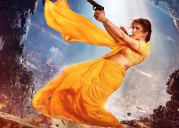 ರಾಜಮೌಳಿ ಸಿನಿಮಾದ ಪ್ರಿಯಾಂಕಾ ಲುಕ್ ಔಟ್..! ಎಲ್ಲೋ ಸೀರೆ ಉಟ್ಟು, ಗನ್‌ ಹಿಡಿದು ಬಂದ ಮಂದಾಕಿನಿ