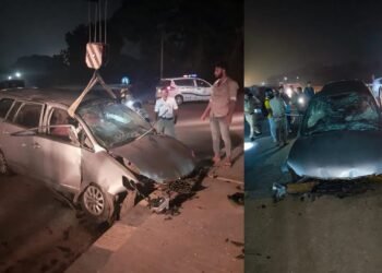 ಮಂಗಳೂರಲ್ಲೊಂದು ಭೀಕರ ರಸ್ತೆ ಅಪಘಾತ ; ಉಡುಪಿ ಕೃಷ್ಣ ಮಠಕ್ಕೆ ಹೊರಟಿದ್ದ ಬೆಂಗಳೂರಿನ ಮೂವರು ಸಾವು