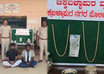 ಕಾಲೇಜಿನಲ್ಲಿ ಶೋಕಿಗಾಗಿ ಮನೆಕಳ್ಳತನಕ್ಕೆ ಇಳಿದಿದ್ದ ಇಬ್ಬರು ವಿದ್ಯಾರ್ಥಿಗಳ ಬಂಧನ