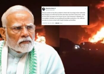 ಸೌದಿಯಲ್ಲಿ ಭೀಕರ ಬಸ್‌ ದುರಂತಕ್ಕೆ 42 ಭಾರತೀಯರು ಸಾವು | ಪ್ರಧಾನಿ ಮೋದಿ ಸಂತಾಪ