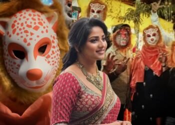 ಮುಖಕ್ಕೆ ಮಾಸ್ಕ್ ಧರಿಸಿ ಕಡಲೆಕಾಯಿ ಪರಿಷೆ ಸುತ್ತಾಡಿದ ಡಿಂಪಲ್‌ ಕ್ವೀನ್‌ ರಚಿತಾ ರಾಮ್!