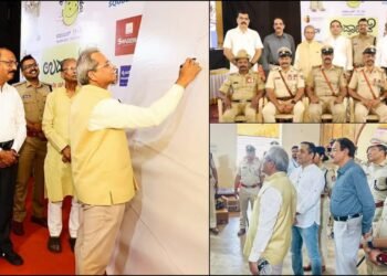 ಕುಂದಾಪುರದಲ್ಲೊಂದು ‘ಕಾರ್ಟೂನ್ ಹಬ್ಬ’.. ಲಾಠಿ, ಬಂದೂಕು ಹಿಡಿಯುತ್ತಿದ್ದ ಕೈಗಳಿಗೆ ಬಣ್ಣದ ಕಡ್ಡಿ!