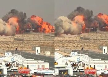 ದುಬೈ ಏರ್‌ ಶೋನಲ್ಲಿ ಭಾರತದ ತೇಜಸ್‌ ಯುದ್ಧ ವಿಮಾನ ಪತನ