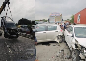 ಬೆಂಗಳೂರು-ಚೆನೈ ಹೈವೇಯಲ್ಲಿ ಭೀಕರ ಸರಣಿ ಅಪಘಾತ | ಐವರಿಗೆ ಗಂಭೀರ ಗಾಯ