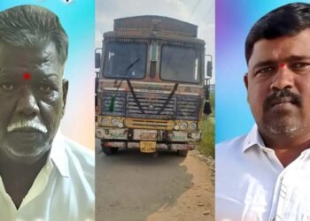 ರಸ್ತೆ ಬದಿ ನಿಂತು ಮೊಬೈಲ್ನಲ್ಲಿ ಮಾತನಾಡುತ್ತಿದ್ದ ತಂದೆ-ಮಗನ ಮೇಲೆ ಹರಿದ ಲಾರಿ | ಇಬ್ಬರೂ ಸ್ಥಳದಲ್ಲೇ ಸಾವು