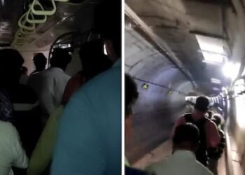 ಸುರಂಗದೊಳಗೆ ಕೆಟ್ಟು ನಿಂತ ಚೆನ್ನೈ ಮೆಟ್ರೋ : ಹಳಿಗಳ ಮೇಲೆ ನಡೆದು ಮುಂದಿನ ನಿಲ್ದಾಣ ತಲುಪಿದ ಪ್ರಯಾಣಿಕರು