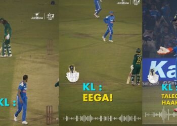 ‘ನೀನ್ ತಲೆ ಓಡಿಸ್ಬೇಡ, ಹೇಳಿದ್ ಹಾಕು’ : ಮೈದಾನದಲ್ಲಿ ಮೊಳಗಿದ ಕನ್ನಡ ಡಿಂಡಿಮ