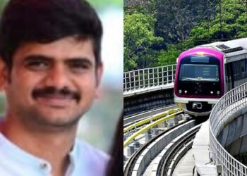 ಮೆಟ್ರೋ ಬರುತ್ತಿದ್ದಂತೆ ಹಳಿಗೆ ಹಾರಿ ವ್ಯಕ್ತಿ ಆತ್ಮಹತ್ಯೆ | ನೇರಳೆ ಮಾರ್ಗದಲ್ಲಿ ಸಂಚಾರ ತಾತ್ಕಾಲಿಕ ವ್ಯತ್ಯಯ