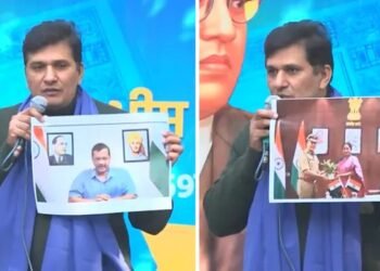 ಅಂಬೇಡ್ಕರ್ ಭಾವಚಿತ್ರ ತೆರವುಗೊಳಿಸಿದ ದೆಹಲಿ ಸಿಎಂ : ಏಕಿಷ್ಟು ದ್ವೇಷ ಎಂದು ಆಪ್ ಆಕ್ರೋಶ