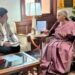 ವಿತ್ತ ಸಚಿವೆಯನ್ನು ಭೇಟಿಯಾದ ಸಂಸದ ಬಿ.ವೈ ರಾಘವೇಂದ್ರ | ಕೊಲ್ಲೂರು ಕಾರಿಡಾರ್ ಯೋಜನೆ ಕುರಿತು ಚರ್ಚೆ