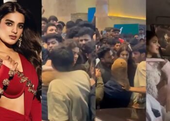 ಸೆಲ್ಫಿಗಾಗಿ ಮೈಮೇಲೆ ಬಿದ್ದ ಫ್ಯಾನ್ಸ್‌ | ಕಾರು ಹತ್ತಲು ಪರದಾಡಿದ ನಟಿ ನಿಧಿ ಅಗರ್ವಾಲ್.. ವಿಡಿಯೋ ವೈರಲ್‌