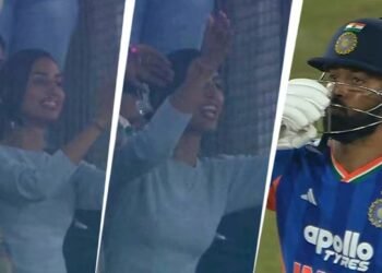 16 ಎಸೆತಗಳಲ್ಲಿ ಅರ್ಧಶತಕ ಸಿಡಿಸಿ ಪ್ರೇಮಿ ಮಹಿಕಾಗೆ ಮುತ್ತಿನ ಉಡುಗೊರೆ!