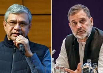 ಐಫೋನ್ ಘಟಕದ ಕ್ರೆಡಿಕ್ ವಾರ್ | ರಾಹುಲ್ ಗಾಂಧಿಗೆ ‘ಧನ್ಯವಾದ’ ಅರ್ಪಿಸಿ ಕಾಲೆಳೆದ ಸಚಿವ ಅಶ್ವಿನಿ ವೈಷ್ಣವ್