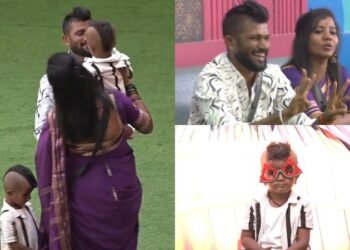 ದೊಡ್ಮನೆಗೆ ಎಂಟ್ರಿ ಕೊಟ್ರು ಮಾಳು ಕ್ಯೂಟ್‌ ಫ್ಯಾಮಿಲಿ | ಅಪ್ಪನಂತೆ ಹೇರ್‌ಕಟ್‌ ಮಾಡಿದ ಮಕ್ಕಳು  