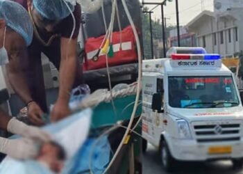 ತಡರಾತ್ರಿ ಜನಿಸಿದ ಮಗು ಜೀವನ್ಮರಣ ಹೋರಾಟ |  ಝೀರೋ ಟ್ರಾಫಿಕ್‌ನಲ್ಲಿ ಹುಬ್ಬಳ್ಳಿಯ ಕಿಮ್ಸ್‌ ಆಸ್ಪತ್ರೆಗೆ ರವಾನೆ