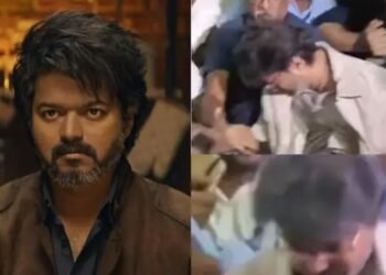 ಚೆನ್ನೈ ವಿಮಾನ ನಿಲ್ದಾಣದಲ್ಲಿ ದಳಪತಿ ವಿಜಯ್‌ಗೆ ಅಭಿಮಾನಿಗಳ ನೂಕುನುಗ್ಗಲು | ನಟ ಎಡವಿ ಬಿದ್ದ ವಿಡಿಯೋ ವೈರಲ್