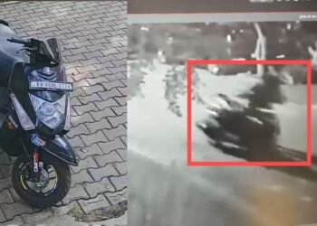 ಬೆಂಗಳೂರು | ಮನೆ ಮುಂದೆ ನಿಲ್ಲಿಸಿದ್ದ ಸ್ಕೂಟಿ ಕಳ್ಳತನ ; ಸಿಸಿಟಿವಿಯಲ್ಲಿ ದೃಶ್ಯ ಸೆರೆ