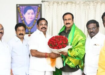 ತಮಿಳುನಾಡು ಚುನಾವಣೆ 2026 | ಎನ್‌ಡಿಎ ಸೇರಿದ ಪಿಎಂಕೆ ; ಡಿಎಂಕೆ ಸೋಲಿಸುವುದೇ ಗುರಿ ಎಂದು ಘೋಷಿಸಿದ ಇಪಿಎಸ್