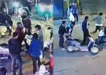 ಡೆಲಿವರಿ ಬಾಯ್ ಮೇಲೆ ಹಲ್ಲೆಗೈದ ಬೈಕ್ ಸವಾರರು | ಸ್ಥಳೀಯರಿಂದ ಬಿತ್ತು ಗೂಸಾ