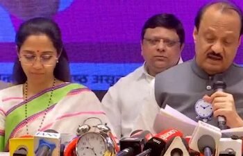 ಒಂದೇ ವೇದಿಕೆಯಲ್ಲಿ ಅಜಿತ್ ಪವಾರ್-ಸುಪ್ರಿಯಾ ಸುಳೆ | ಪುಣೆ ಪಾಲಿಕೆ ಚುನಾವಣೆಗೆ ಜಂಟಿ ಪ್ರಣಾಳಿಕೆ ಬಿಡುಗಡೆ