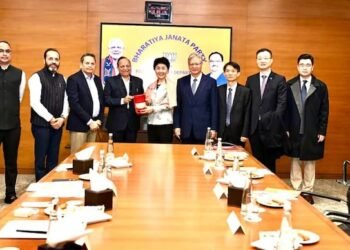 ಬಿಜೆಪಿ ಕಚೇರಿಗೆ ಚೀನಾ ಕಮ್ಯುನಿಸ್ಟ್ ಪಕ್ಷದ ನಿಯೋಗ ಭೇಟಿ | ಮಹತ್ವದ ಮಾತುಕತೆ