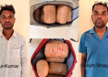 ವಿವೇಕನಗರ ಪೊಲೀಸರ ಕಾರ್ಯಾಚರಣೆ | ರಸ್ತೆಯಲ್ಲಿ ನಿಂತು ಗಾಂಜಾ ಮಾರಾಟ ಮಾಡುತ್ತಿದ್ದ ಇಬ್ಬರು ಆರೋಪಿಗಳ ಬಂಧನ!