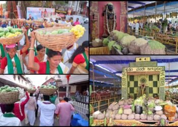 ಉಡುಪಿ ಪರ್ಯಾಯಕ್ಕೆ ಹೊರೆಕಾಣಿಕೆಗಳ ಮಹಾಪೂರ | ಈವರೆಗೆ 5 ಸಾವಿರ ಕೆಜಿ ಅಕ್ಕಿ, 40 ಸಾವಿರ ಕೆಜಿ ಬೆಲ್ಲ ಸಂಗ್ರಹ!