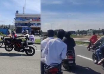 ರಾಷ್ಟ್ರೀಯ ಹೆದ್ದಾರಿಗಳಲ್ಲಿ ಹೆಚ್ಚಾದ ಪುಂಡರ ಹಾವಳಿ | ಬೈಕ್ ನಂಬರ್ ಪ್ಲೇಟ್ ಕಳಚಿ ಗುಂಪು ಗುಂಪಾಗಿ ಬಂದು ವ್ಹೀಲಿಂಗ್