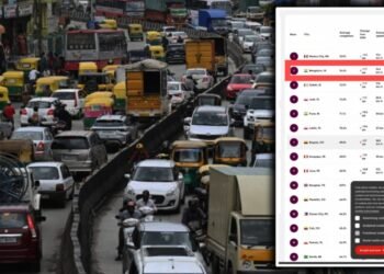 ಅಂತರಾಷ್ಟ್ರೀಯ ಮಟ್ಟದಲ್ಲಿ ಮತ್ತೆ ಸುದ್ದಿಯಾದ ಐಟಿ ಸಿಟಿ… ವಿಶ್ವದ ಅತ್ಯಧಿಕ ಟ್ರಾಫಿಕ್ ಇರುವ ನಗರಗಳಲ್ಲಿ ಬೆಂಗಳೂರು 2ನೇ ಸ್ಥಾನ..!