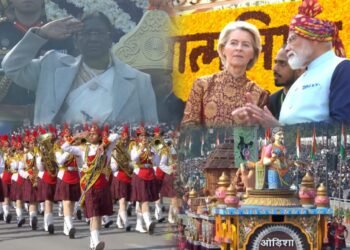 ಕರ್ತವ್ಯ ಪಥದಲ್ಲಿ ಭಾರತದ ಸಾಂಸ್ಕೃತಿಕ, ಸೇನಾ ಶಕ್ತಿ ಪ್ರದರ್ಶನ | ‘ವಂದೇ ಮಾತರಂ’ ಸ್ಮರಣೆಯೊಂದಿಗೆ ಮೇಳೈಸಿದ ಗಣರಾಜ್ಯೋತ್ಸವ ಸಂಭ್ರಮ