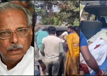 ಸಾಗರ ಮಾರಿಕಾಂಬೆ ದರ್ಶನದ ವೇಳೆ ಇದ್ದಕ್ಕಿದ್ದಂತೆ ಕುಸಿದು ಬಿದ್ದ ಮಾಜಿ ಸಚಿವ ಕಾಗೋಡು ತಿಮ್ಮಪ್ಪ | ಆಸ್ಪತ್ರೆಗೆ ದಾಖಲು!