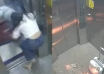 ಲಿಫ್ಟ್​ ಒಳಗೆ ಹೈಡ್ರೋಜನ್ ತುಂಬಿದ ಬಲೂನ್‌ಗಳು ಸ್ಫೋಟ