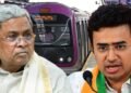 ಮೆಟ್ರೋ ದರ ಏರಿಸಿದ್ದು ನಾವಲ್ಲ ಎಂದ ಸಿಎಂಗೆ ದಾಖಲೆ ಸಮೇತ ತೇಜಸ್ವಿ ಸೂರ್ಯ ತಿರುಗೇಟು!