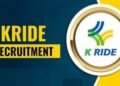 ಬೆಂಗಳೂರಿನಲ್ಲಿರುವ K-RIDE ಸಂಸ್ಥೆಯಲ್ಲಿ 2 ಹುದ್ದೆಗಳ ನೇಮಕಾತಿ | 80 ಸಾವಿರ ರೂಪಾಯಿ ಸ್ಯಾಲರಿ