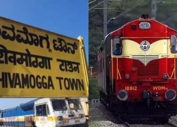 ತಾಳಗುಪ್ಪ-ಬೆಂಗಳೂರು ರೈಲಿನಲ್ಲಿ ತಲ್ವಾರ್ ಹಿಡಿದು ದರೋಡೆಕೋರನ ದಾಂಧಲೆ