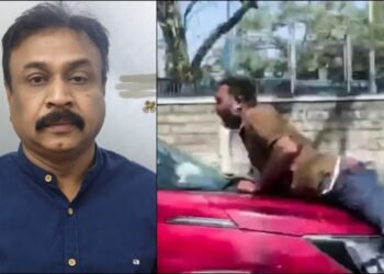 ಕಾರಿನ ಬಾನೆಟ್ ಮೇಲೆ ವ್ಯಕ್ತಿಯನ್ನು ಎಳೆದೊಯ್ದ ಕಿರಾತಕ ಡ್ರೈವರ್‌ ಅರೆಸ್ಟ್‌