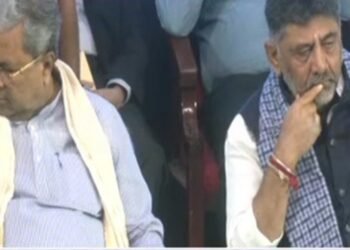 ಕುರ್ಚಿ ಕದನದ ಮಧ್ಯೆ ಸಿದ್ದು-ಡಿಕೆ ಮೌನ.. ಮೌನ | ಅಕ್ಕಪಕ್ಕ ಕೂತರೂ ಮಾತಾಡದ ಸಿಎಂ-ಡಿಸಿಎಂ!