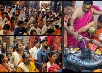 ಬೆಳಗಾವಿಯಲ್ಲಿ ಮಹಾಶಿವರಾತ್ರಿ ಸಂಭ್ರಮ | ಕಪಿಲೇಶ್ವರ ದೇವಸ್ಥಾನಕ್ಕೆ ಹರಿದು ಬಂದ ಭಕ್ತ ಸಾಗರ