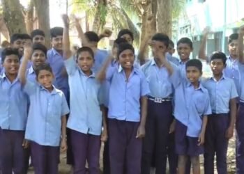 ಇಂಡಿಯಾ-ಪಾಕ್ ಟಿ20 ಪಂದ್ಯ.. ಗೆದ್ದು ಬಾ ಭಾರತ ಎಂದು ಶುಭ ಹಾರೈಸಿದ ವಿದ್ಯಾರ್ಥಿಗಳು!