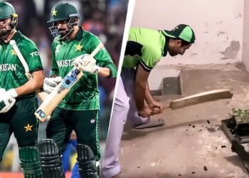 ಪಾಕ್‌ಗೆ ಹೀನಾಯ ಸೋಲು ; ಹತಾಶೆಯಿಂದ ಟಿವಿ ಒಡೆದು ಹಾಕಿದ ಅಭಿಮಾನಿ!