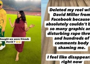 ಕ್ರೀಡಾ ಲೋಕಕ್ಕೆ ಕಪ್ಪುಚುಕ್ಕೆ | ಮಿಲ್ಲರ್ ಜೊತೆ ರೀಲ್ಸ್‌ ಮಾಡಿದ್ದಕ್ಕೆ ಇನ್‌ಫ್ಲುಯೆನ್ಸರ್‌ಗೆ ಅತ್ಯಾಚಾರದ ಬೆದರಿಕೆ!