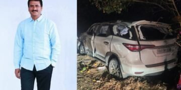 JDS ಮಾಜಿ ಶಾಸಕ ಸುರೇಶ್ ಗೌಡ ಕಾರು ಅಪಘಾತ..!